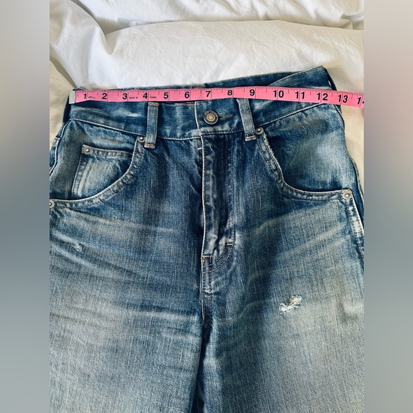 Saint Laurent high waisted cropped 70’s style jeans size 26 - Picture 10 of 11